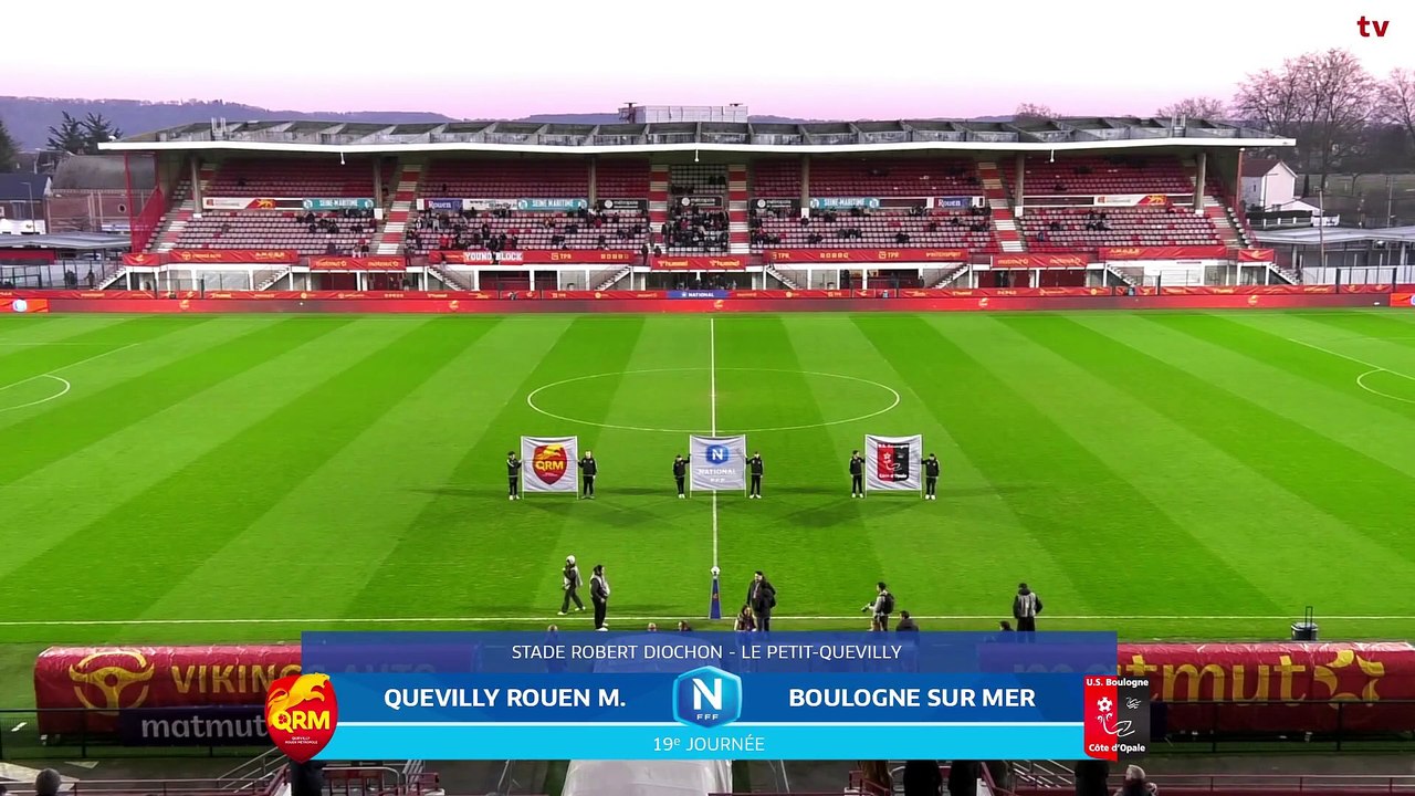 J19 I Quevilly Rouen Métropole vs US Boulogne CO en replay (0-1) I National FFF 2024-2025