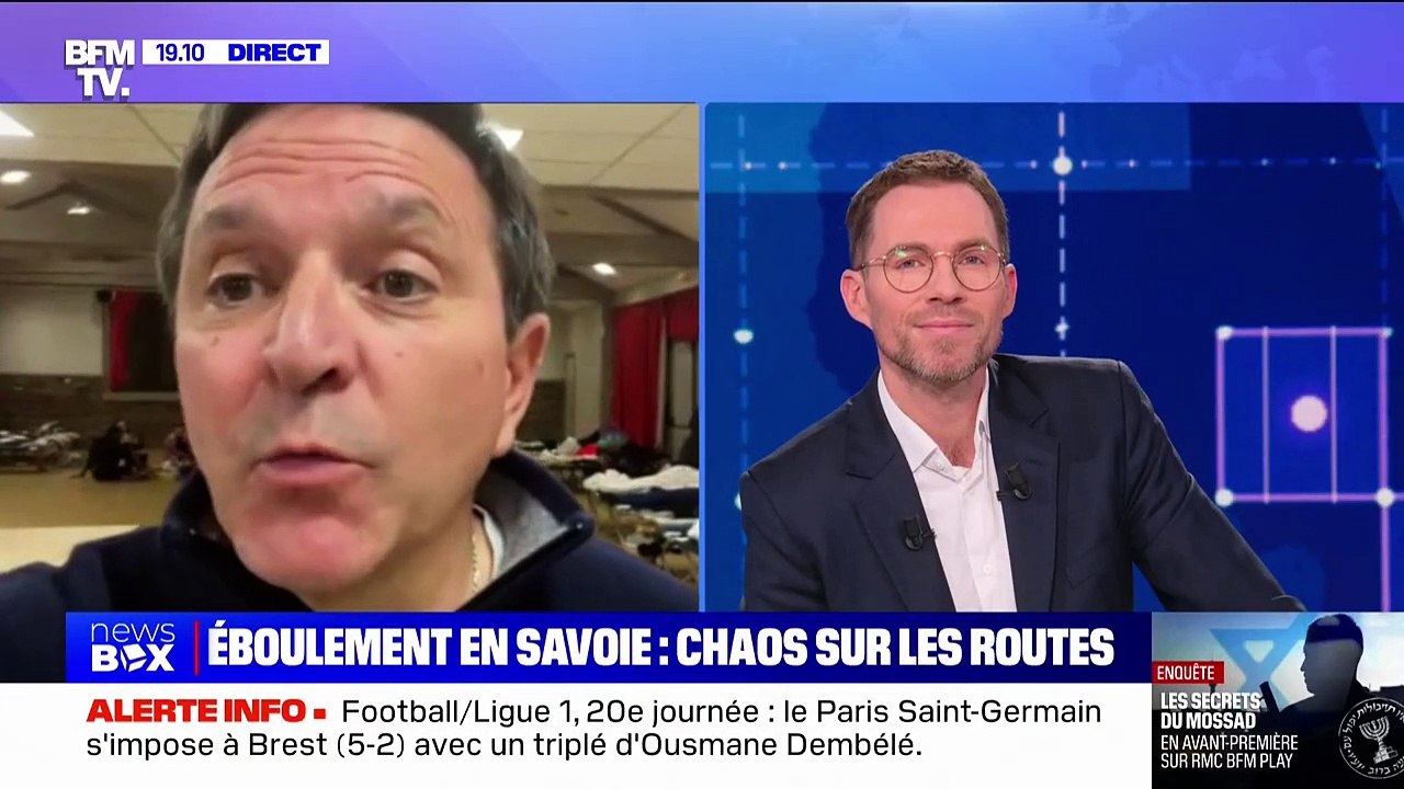 Éboulement en Savoie: "On a mis en place le plan d'hébergement d'urgence", déclare le maire divers droite de La Plagne-Tarantaise