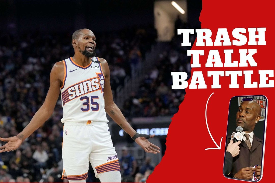 Ready to fight! Kevin Durant gets into a very heated argument with NBA legend Gary Payton during a game