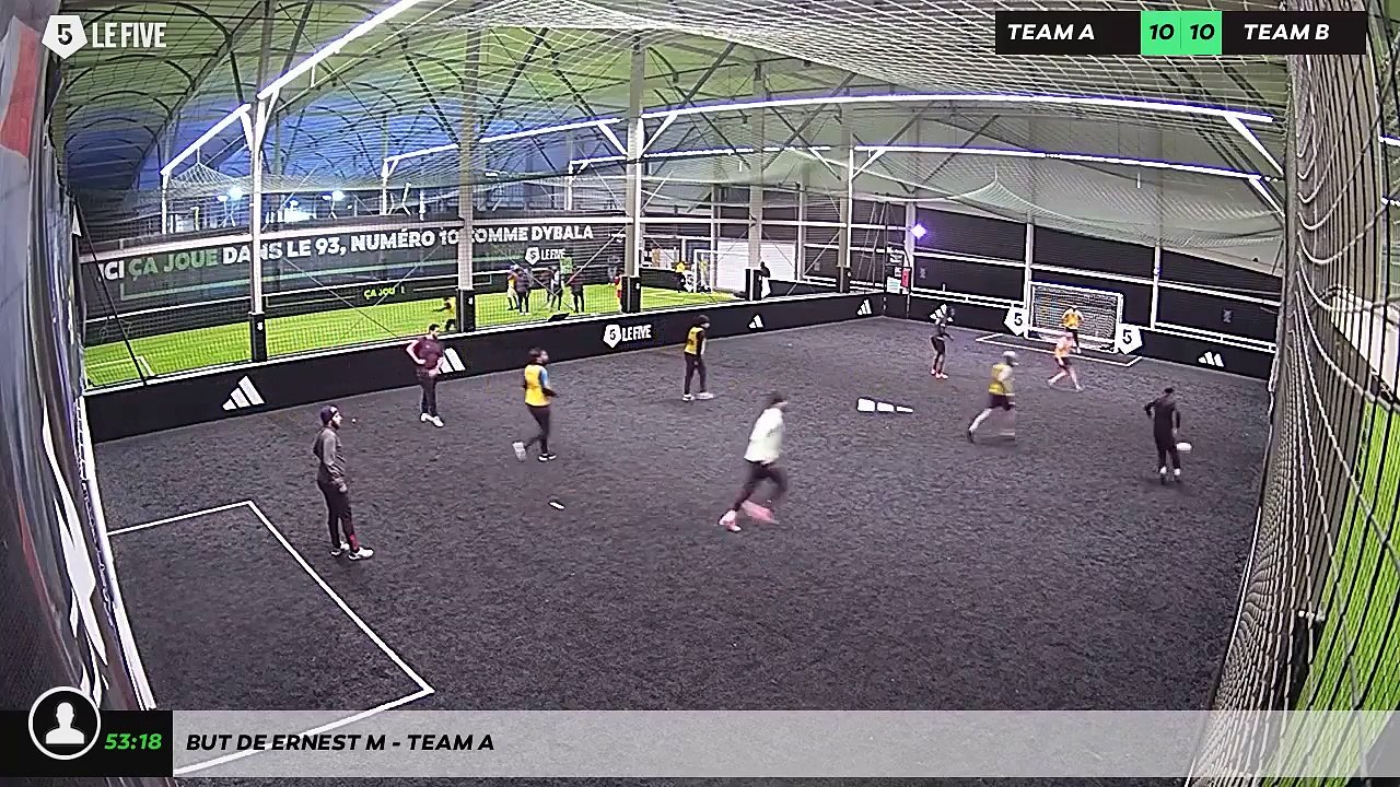 But de Ernest M - Team A