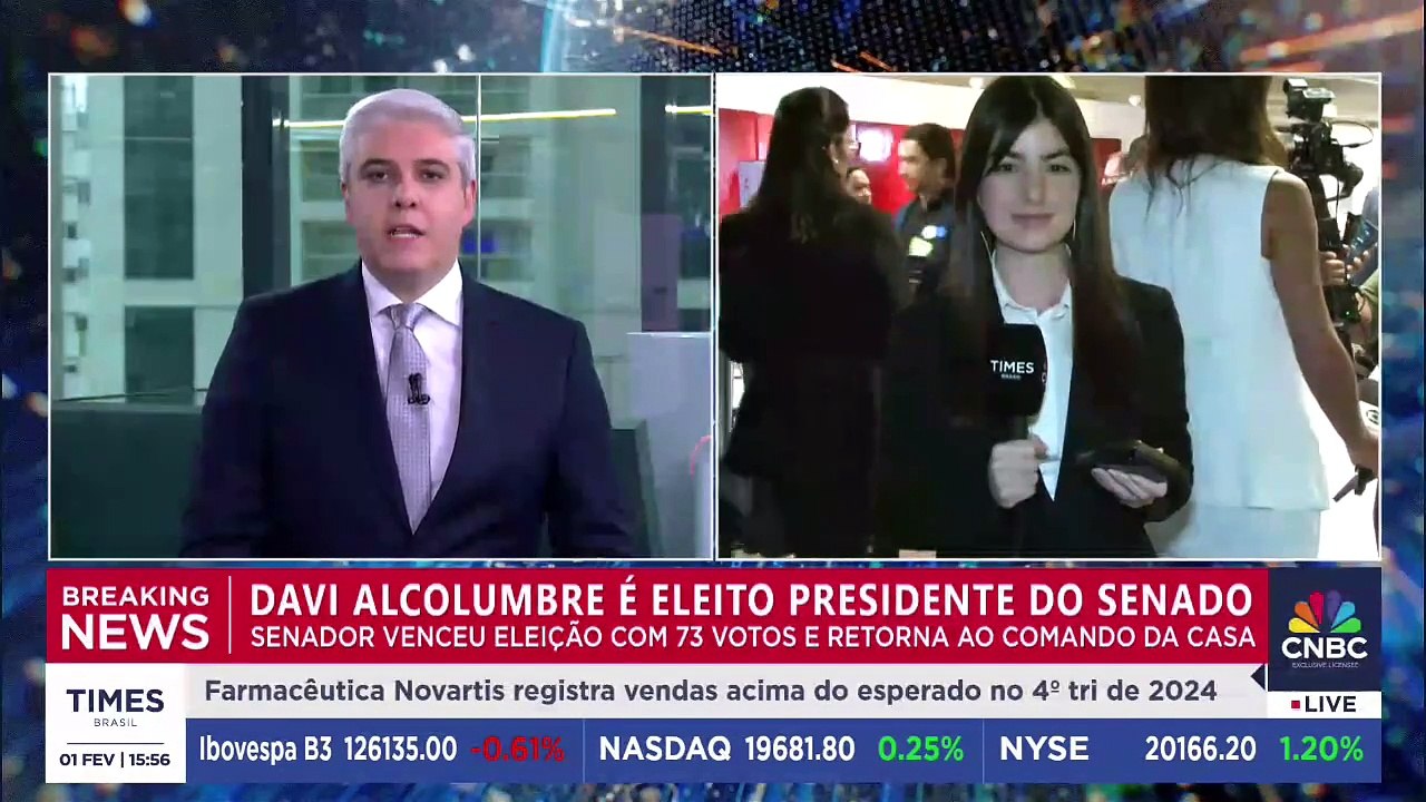 Hugo Motta é favorito na Câmara e Davi Alcolumbre é eleito no Senado | PLANTÃO TIMES BRASIL