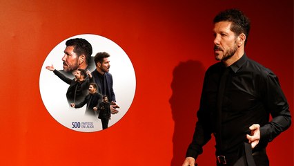 Atlético de Madrid: ovación en el Metropolitano para Simeone por sus 500 partidos