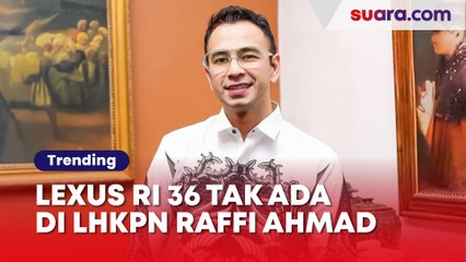 Tak Ada Mobil Lexus RI 36 di Laporan Kekayaan Raffi Ahmad, Ke Mana?