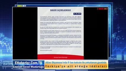 Atlas Okyanusu’nda 9 ton kokain ile yakalanan geminin Türkiye’ye ait olduğu iddiaları