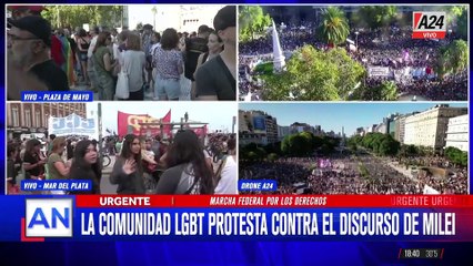 Policía de la Ciudad estima más de 20,000 personas en masiva movilización