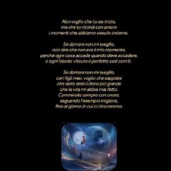 SE DOMANI NON MI SVEGLIO…LeggeAlfonso Basso ♥️♥️♥️