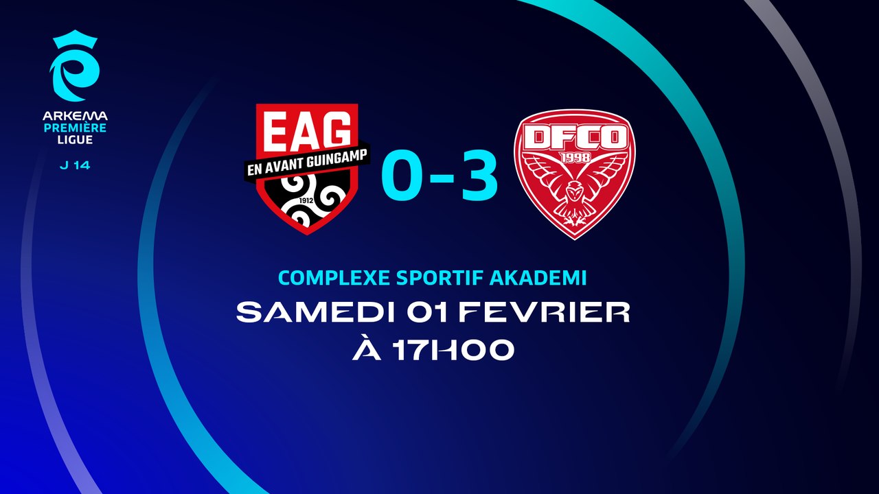 J14 I En Avant Guingamp – Dijon FCO (0-3)