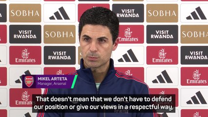 Arsenal criticism of PGMOL is always constructive - Arteta