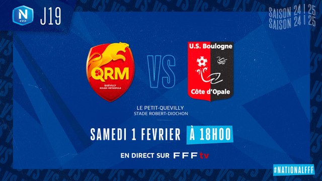 J19 I Quevilly Rouen Métropole - US Boulogne CO (0-1)