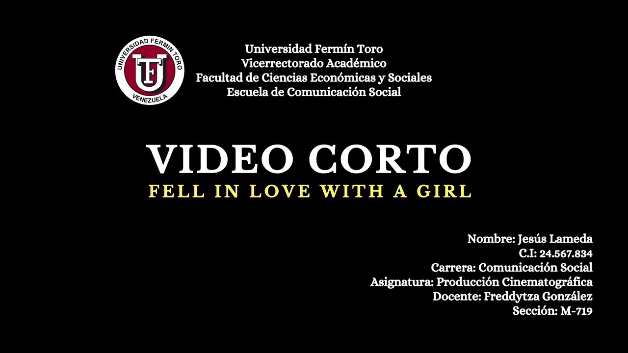 Fell in Love with a Girl, de The White Stripes [Práctica de plano secuencia]