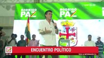 ​Proclaman a Rodrigo Paz como precandidato presidencial en una actividad en Santa Cruz