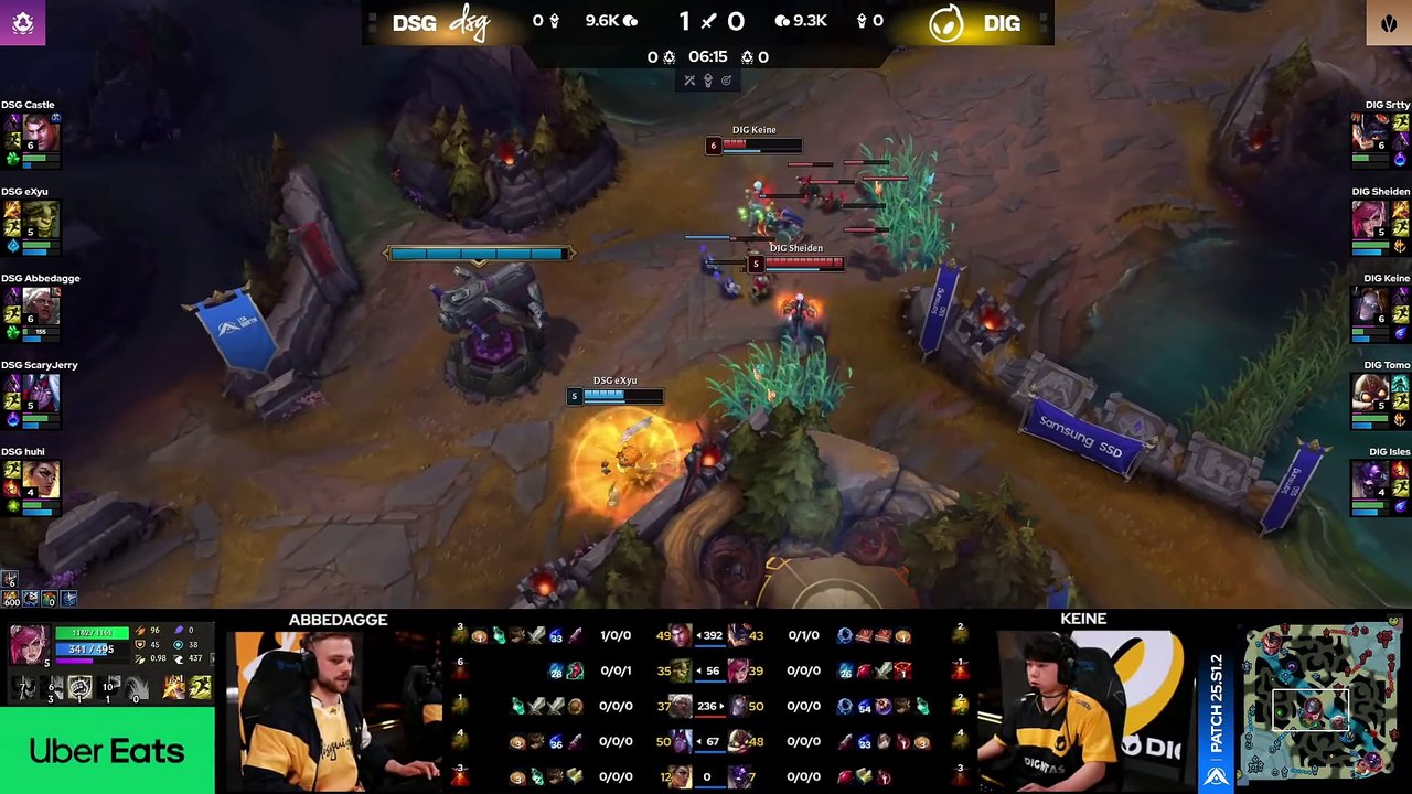 DSG v DIG - Week 2 Day 1 | LTA North Split 01 2025 | Disguised v Dignitas | Game 1