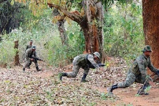 तोड़का के जंगल में मुठभेड़, आठ नक्सली मार गिराए
