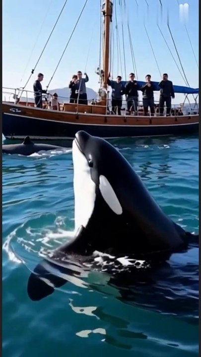 Rescuing a Stranded Orca: Heroic Sailors Save Injured Killer Whale