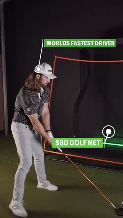 Kyle Berkshire Destroys Cheap Golf Net