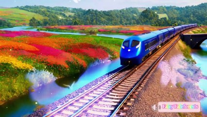 Rainbow Train #cartoon #colors #Kid'srhymes # Poems