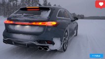 DRIFTING the NEW AUDI S5 AVANT QUATTRO on a FROZEN LAKE!