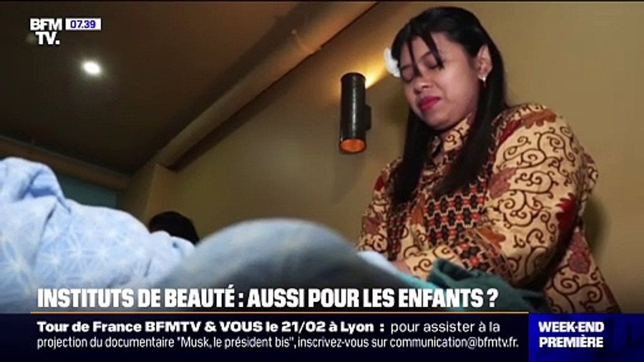"Ça me détend": des instituts de beauté proposent des massages pour les enfants