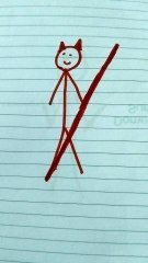 Satan con pastone disegno personaggi