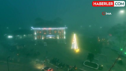 Bandırma'da Doğal Görsel Şölen: Yoğun Sis Şehri Kapladı