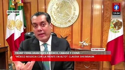 Presidente de la Cámara de Diputados denuncia violación del TMEC por aranceles de EU