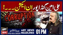 CM KP Ali Amin Gandapur - ARY News 1 PM Headlines | 2nd FEB 2025