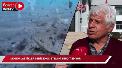 Mikroplastikler deniz ekosistemini tehdit ediyor