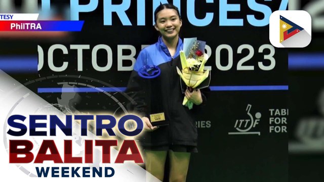Filipina Table Tennis Player Kheith Rhynne Cruz, wagi ng silver medal sa WTT Youth Contender Doha 2025