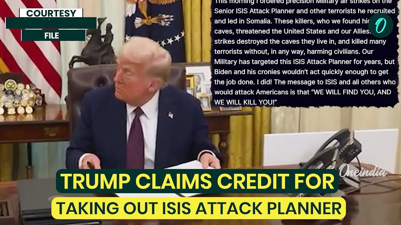 Trump Targets Senior ISIS Militants in Somalia - President Hassan Reacts After Precision Airstrikes