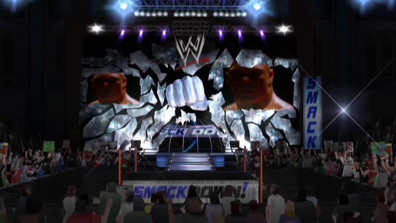 WWE Brock Lesnar vs Viscera SmackDown Here comes the Pain | Playstation ...