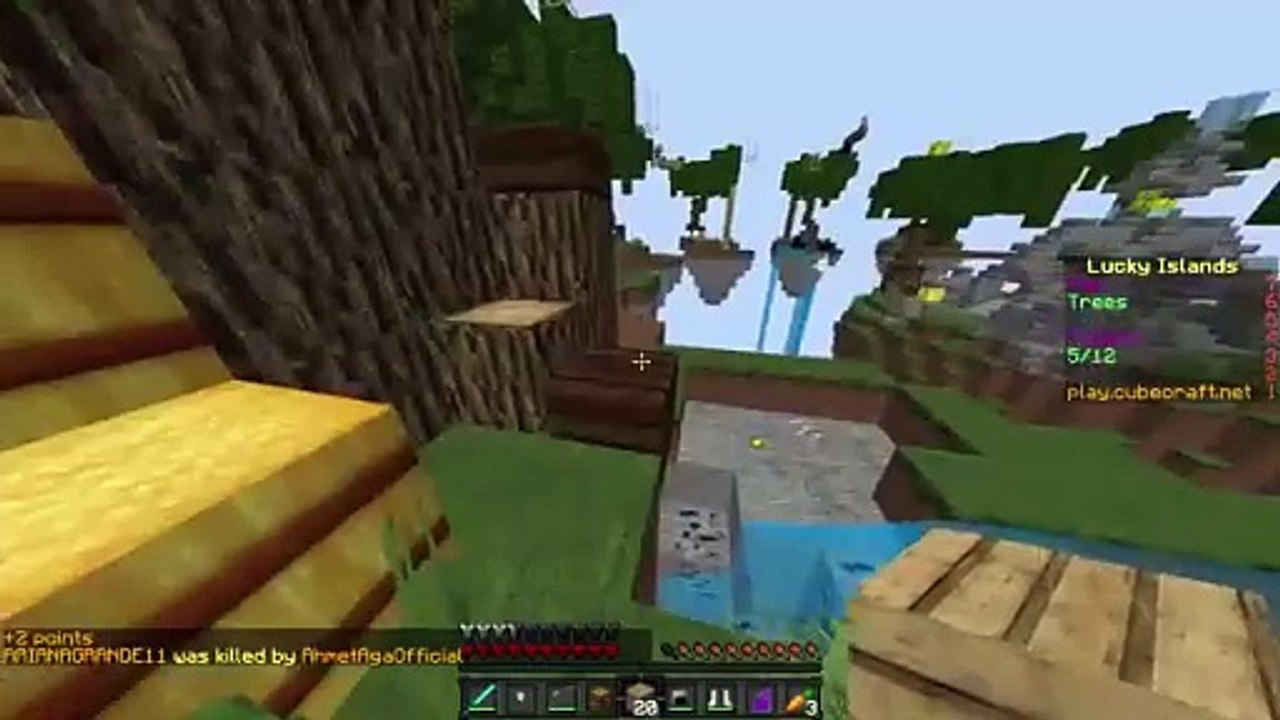 KORKUNÇ VE TROLL ŞANS BLOKLARI! - Minecraft ŞANSLI ADALAR! - Minecraft Lucky Islands!  - Ahmet Aga