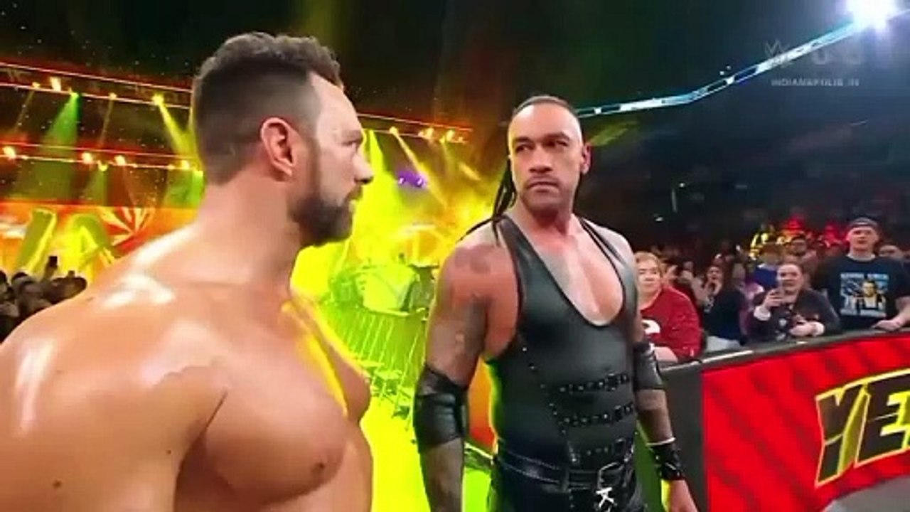 WWE SMACKDAWN 31/1/25 DAMIEN PRIEST & LA KNIGHT VS JACOB FATU & TAMA TONGA FULL MATCH