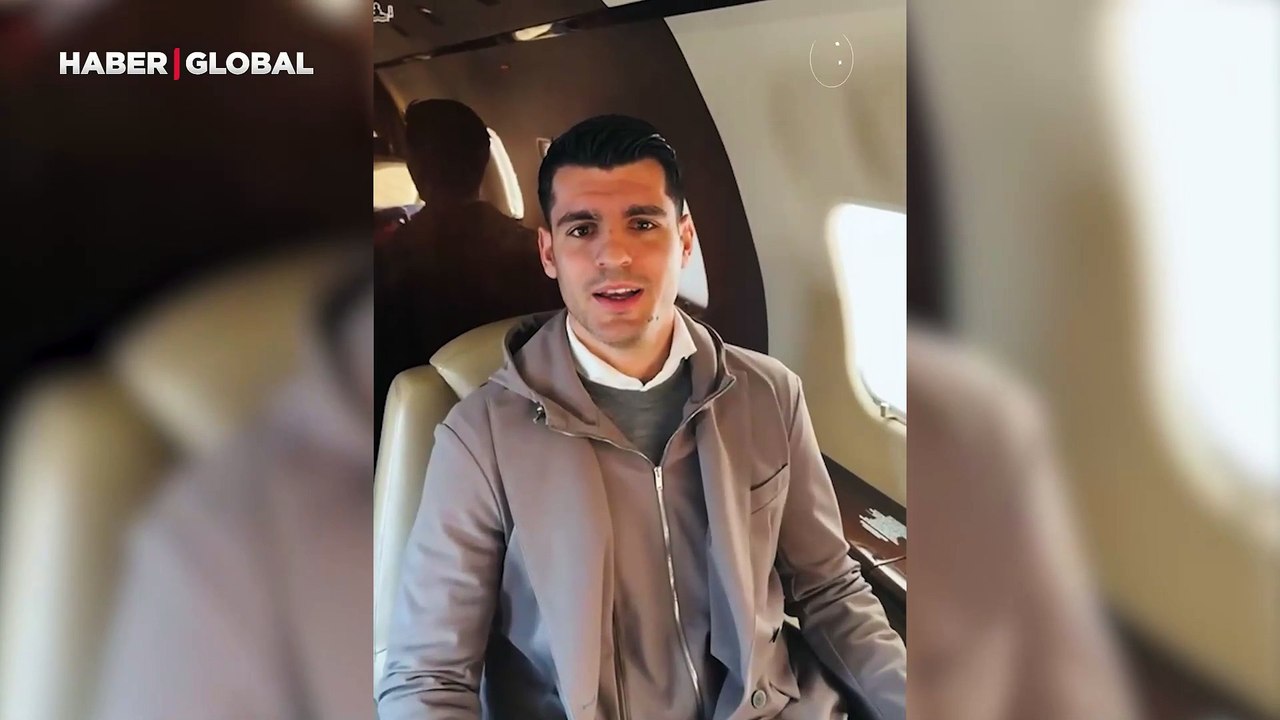 Alvaro Morata'dan Galatasaray taraftarına ilk mesaj: "Merhaba Galatasaray ailesi"