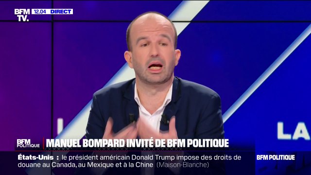 Recours au 49.3 pour le vote du budget: Nous déposerons une motion de censure , déclare Manuel Bompard (LFI)