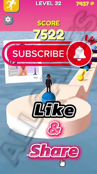 Stack Rider LVL 32 Gameplay FUN GAME #shorts #StackRider #fungames #viralvideo