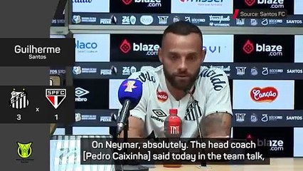 Guilherme says Neymar effect inspired hat-trick heroics