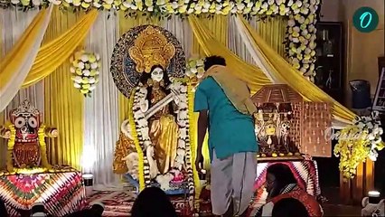 সরস্বতী পুজো উপলক্ষ্যে সানার আগমন, দীক্ষা মঞ্জরীতে ধরা দিলেন 'বাঙালি বাবু' সৌরভ