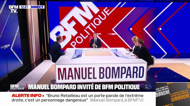 Je condamne ça : Manuel Bompard (LFI) revient sur la dégradation de la tombe de Jean-Marie Le Pen