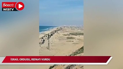 İsrail ordusu, Refah'ı vurdu