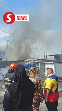 Massive fire destroys EV and mobile battery factory in Melaka