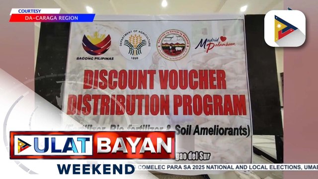 P5.5M na halaga ng discount vouchers, naipamahagi na ng DA-Caraga Region sa mga magsasaka sa Madrid, Surigao del Sur