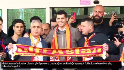 Alvaro Morata'nın İstanbul'daki ilk görüntüleri!