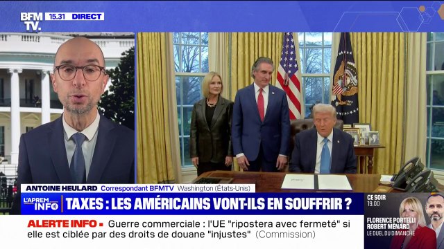 Donald Trump reconnaît les impacts économiques importants que risquent de créer les droits de douane sur les portefeuilles des américains