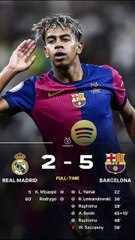Real Madrid vs Barcelona 5-2 supercup final