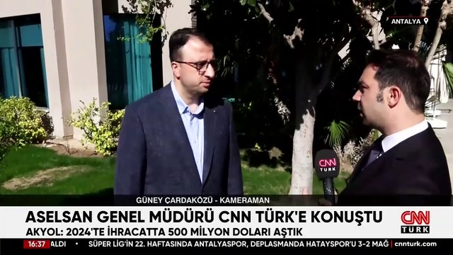Çelik Kubbe projesinde son durum ne? ASELSAN Genel Müdürü CNN TÜRK'e konuştu