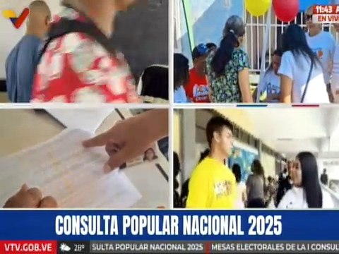 Jóvenes caraqueños participan en la Consulta Popular Nacional para elección de proyectos comunales