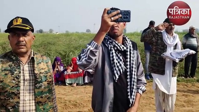 सैन्य सम्मान के साथ हुई कसाने का नगला के जांबाज नायब सूबेदार रामावतार सिंह की अंत्येष्टि