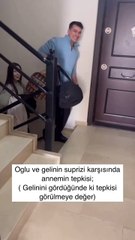Oğlu ve gelini görünce, Mimar Selim Bey’in yaptığı evi gören teyze gibi sevinen hanım abla 😂
