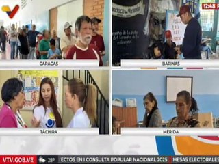 Gran afluencia de votantes en el liceo Fermín Toro de Caracas activos para elegir sus proyectos