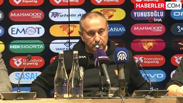 Göztepe Teknik Direktörü Stanimir Stoilov Maç Sonrası Açıklamalarda Bulundu